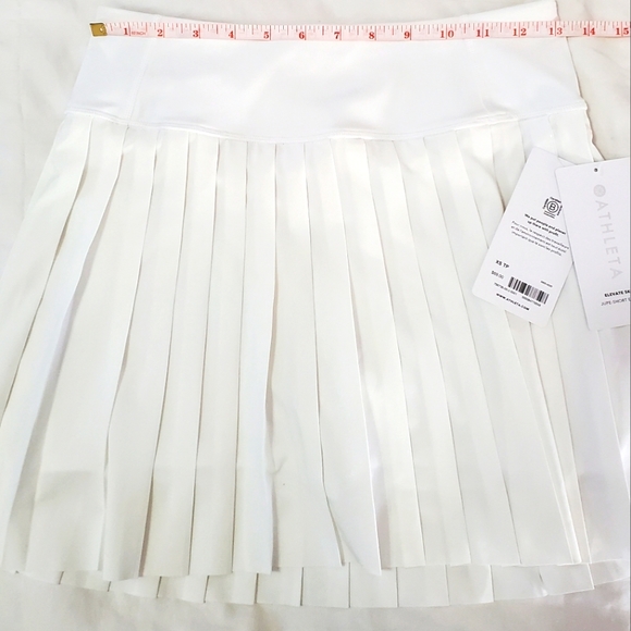 NWT Athleta XS TP (Tres Petite) Elevate Skort in White - Picture 9 of 14